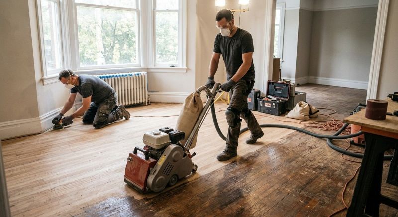 Hardwood Floor Renovation in Palm Beach Gardens, FL