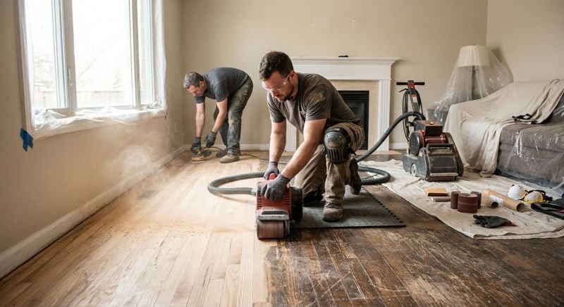 Hardwood Floor Renovation in Palm Beach Gardens, FL