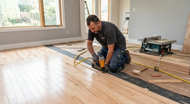 Maple Flooring Installation in Loxahatchee, FL