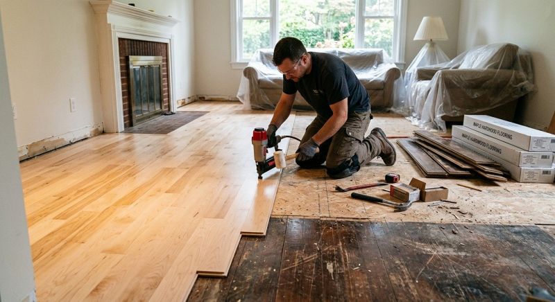 Maple Flooring Installation in Stuart, FL