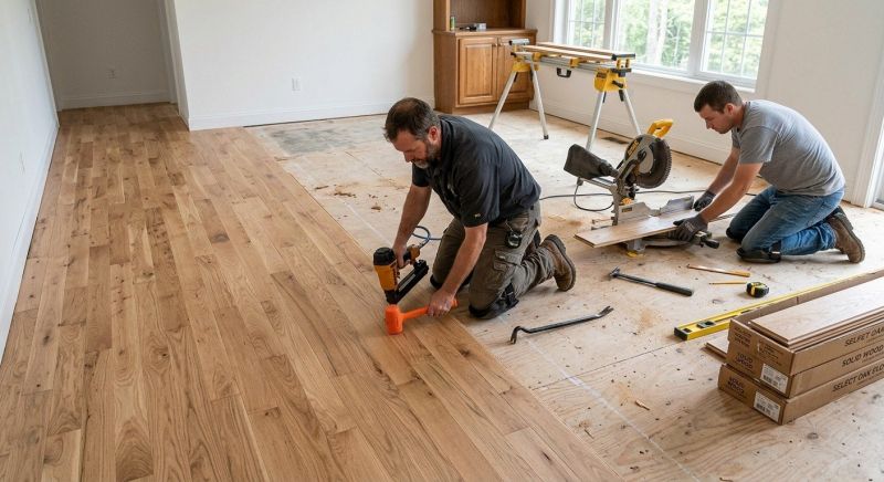 Oak Floor Installation in Palm Beach, FL