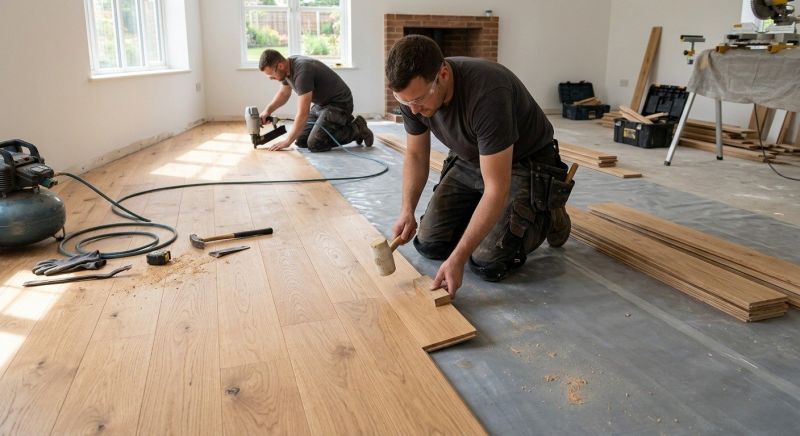 Oak Floor Installation in Stuart, FL