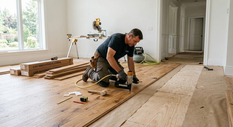 Oak Floor Installation in Stuart, FL