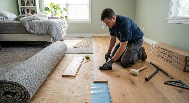 Oak Floor Replacement in Palm Beach Gardens, FL