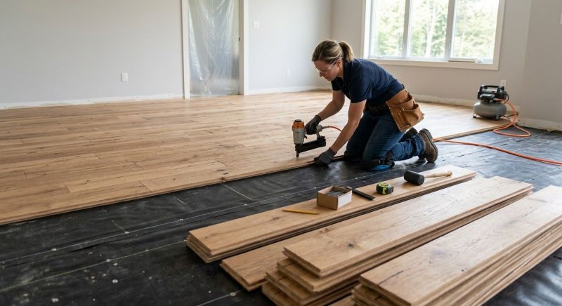 Plank Floor Installation in Palm Beach Gardens, FL