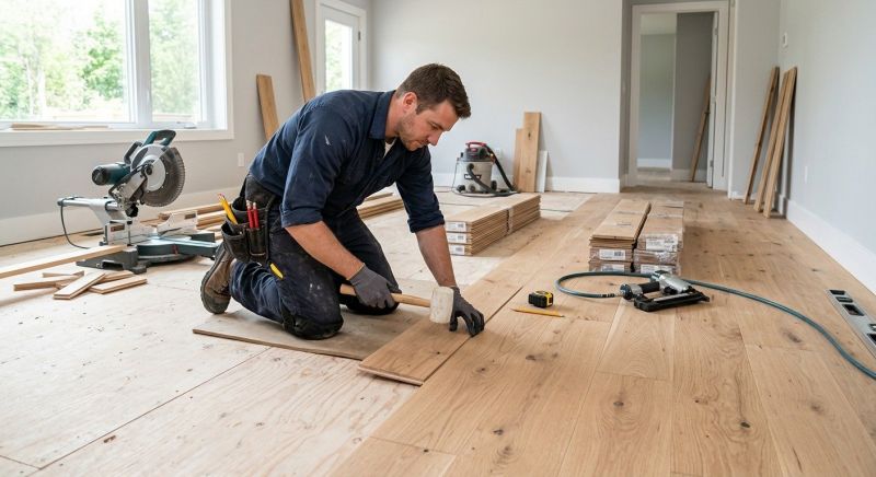 Wood Floor Replacement in Palm Beach Gardens, FL