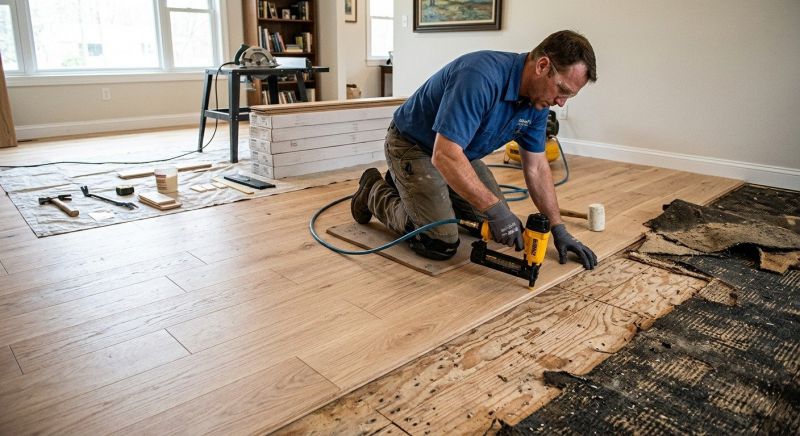 Wood Floor Replacement in Palm Beach County, FL