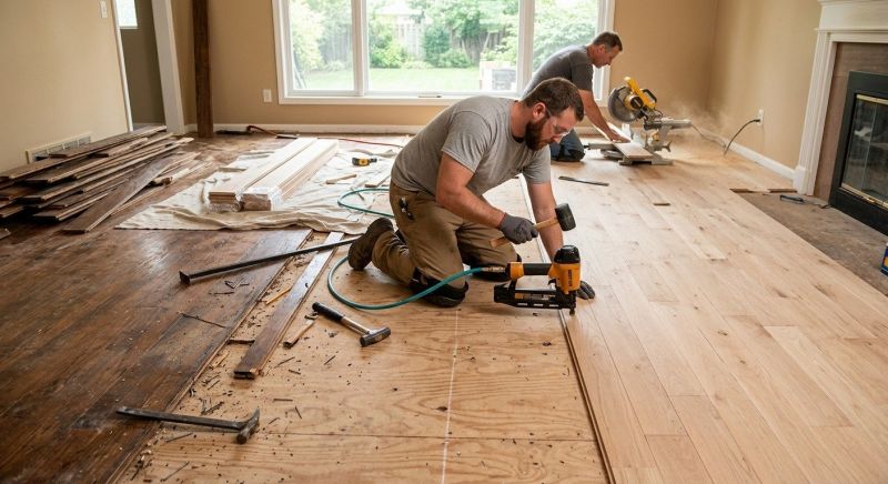 Wood Floor Replacement in Stuart, FL